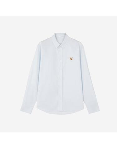 [명품] 메종키츠네 긴팔 셔츠 MINI FOX HEAD CLASSIC BD SHIRT MM00413WC2010 P410 LIGHT BLUE DOM