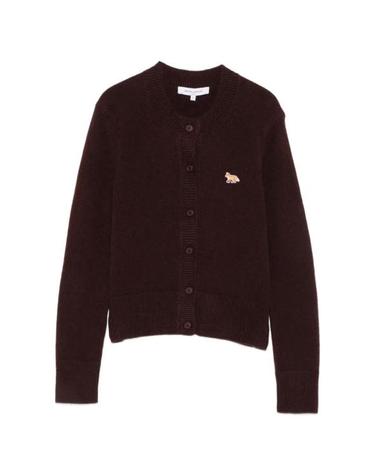 [명품] 26FW 메종키츠네 베이비 폭스 램스울 피티드 가디건 PW00506KT1006 0553 DARK WOOD DOM
