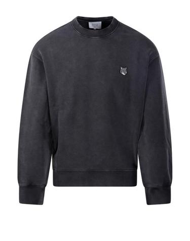 [명품] 26FW 메종키츠네 긴팔 티셔츠 PM00304KMBIT4 0519 BLACK FADED DOM