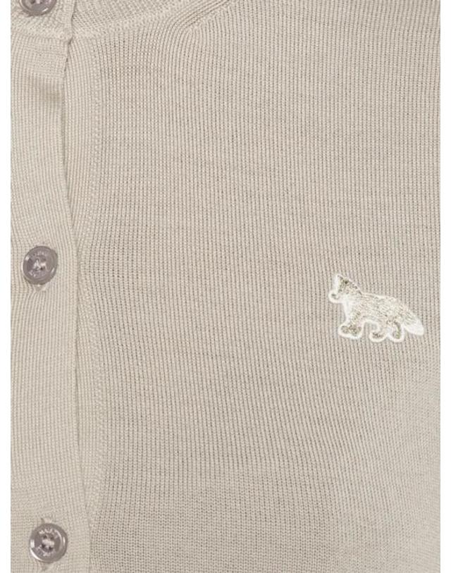 메종 키츠네 [명품] 26SS 메종키츠네 가디건 MW00507KT1181 0450 TEA LEAF DOM 착용컷