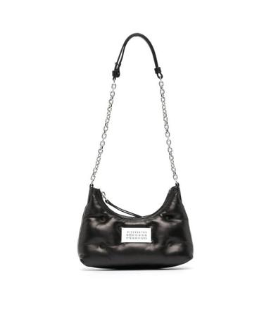 [명품] 26SS 마르지엘라 글램 슬램 호보백 마이크로 SB1WG0021 P4300 T8013 BLACK DOM