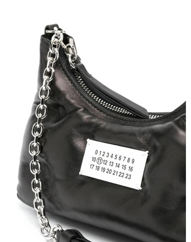메종 마르지엘라 [명품] 26SS 마르지엘라 글램 슬램 호보백 마이크로 SB1WG0021 P4300 T8013 BLACK DOM 착용컷