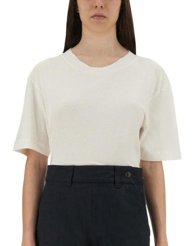 마가렛 호웰 [명품] 26SS 마가렛호웰 반팔 티셔츠 WHSP0537Y00EDR WHI WHITE DOM 착용컷