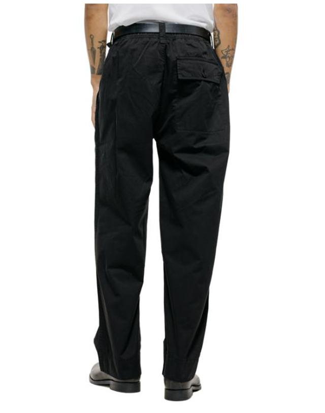 마가렛 호웰 [명품] 26SS 마가렛호웰 스트레이트 팬츠 MHTR0534S26MPZ BLK BLACK DOM 착용컷