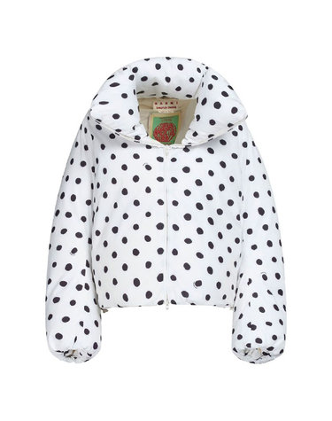 23FW 마르니  여성 다운숏패딩 포이스 23APIMA0080ATUTP742 SDW01 WHITE BLACK BPG