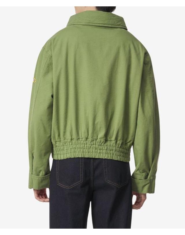 마틴로즈 [명품] 23FW 마틴로즈 봄버 자켓 MRAW23727KHAKI DOM 착용컷