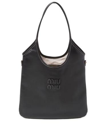 [명품] 26FW 미우미우 아이비 레더 백 5BG231 2CRW F0002 BLACK DOM