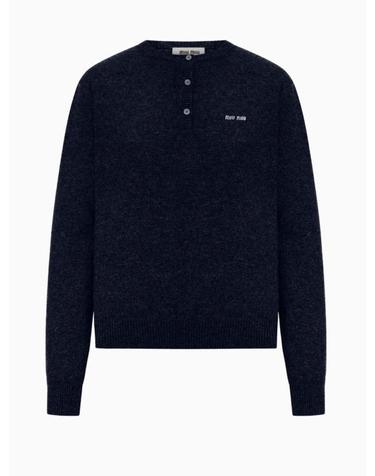 [명품] 26SS 미우미우 캐시미어 스웨터 MML02M 13S1 F0008 NAVY DOM