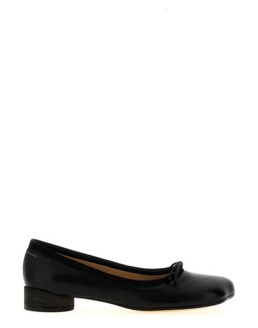 [명품] 25FW MM6 메종마르지엘라 ANATOMIC 아나토믹 발레 플랫 슈즈 S59WZ0096P3628T8013 BLACK DOM
