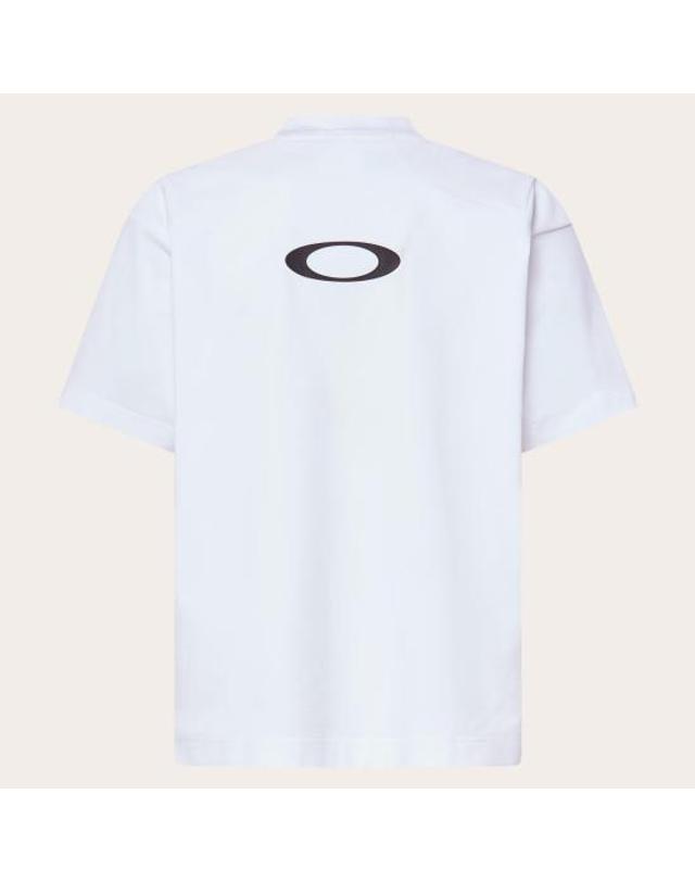 오클리 [명품] 26SS 오클리 반팔 티셔츠 FOA409095 WHITE DOM 착용컷