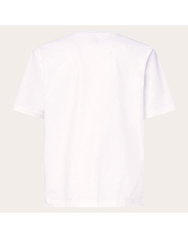 오클리 [명품] 26SS 오클리 반팔 티셔츠 FOA409002 WHITE DOM 착용컷