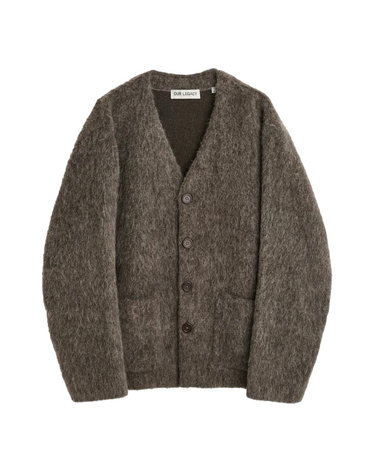 [명품] 26FW 아워레가시 가디건 몰 그레이 헤어리 울 M2266CM MOLE GREY DOM