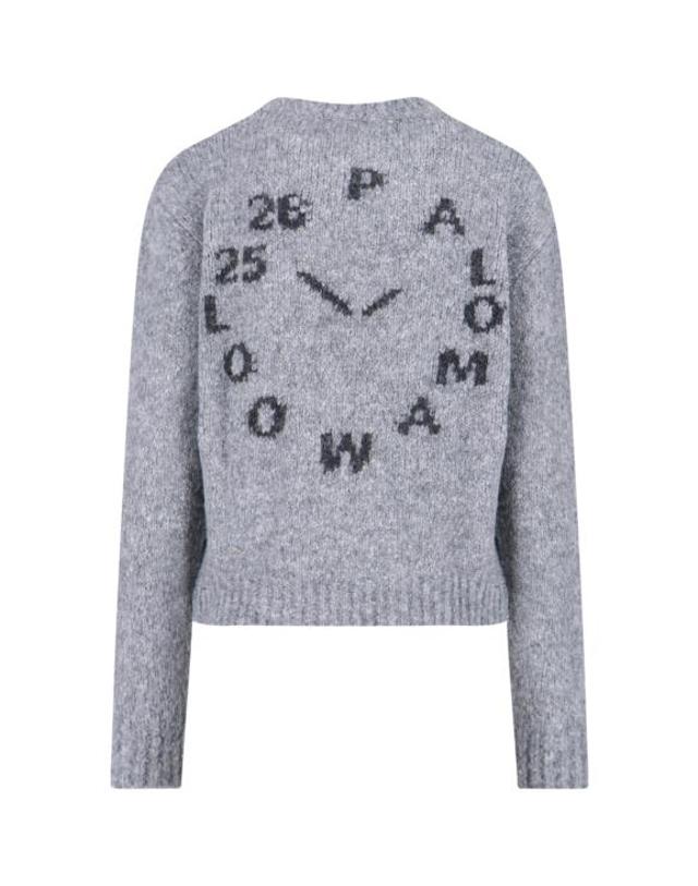 팔로마울 [명품] 팔로마울 no 2690 Clock 스웨터 VJ9005 201 LIGHT GREY DOM 착용컷