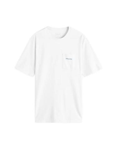 [명품] 26SS 파타고니아 멘즈 보드숏 로고 포켓 리스판서빌리 티셔츠 37655 WHI WHITE DOM