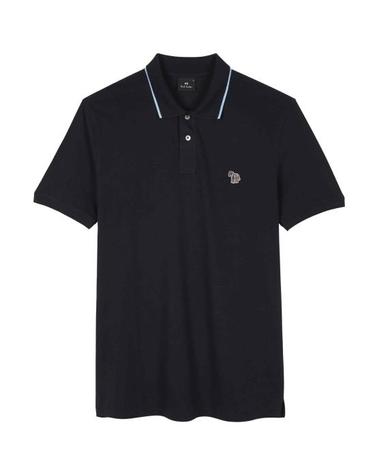 [명품] 폴 스미스 지브라 벳지 칼라 레귤러 핏 피케 폴로 셔츠 M2R 151LZ P21580 79 BLACK DOM