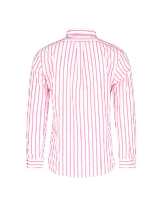 폴로 랄프로렌 25SS 폴로 랄프로렌 남성 스트라이프 긴팔 셔츠 710 938684 002 Pink BPG 착용컷
