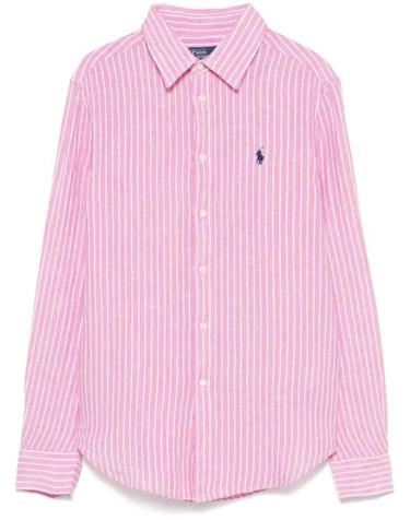 [명품] 폴로 랄프로렌 셔츠 211970691001 PINK WHITE DOM