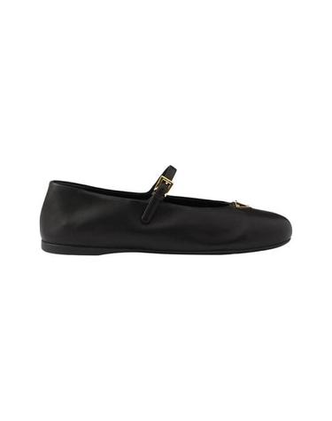 [명품] 26FW 프라다 나파 레더 발레리나 1F793N 038 F0002 BLACK DOM