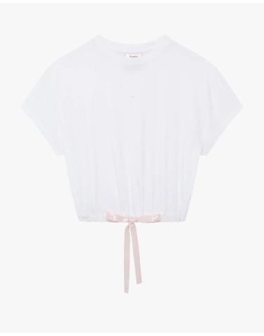 [명품] 26FW 레페토 반팔 티셔츠 S0704050 WHITE DOM