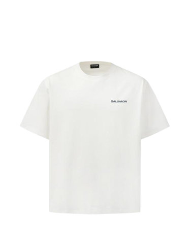 26SS 살로몬  남성 프라이머리 크롭 숏 슬리브 티셔츠 S261002HTS21 WHT BPG