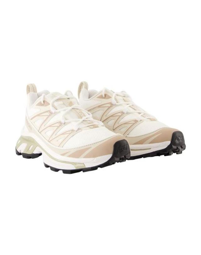 살로몬 [명품] 26SS 살로몬 스니커즈 L47724200 WHITE RAINY DAY OXFORD TAN DOM 착용컷
