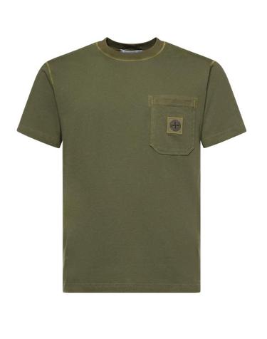 [명품] 26SS 스톤 아일랜드 반팔 티셔츠 L1S15 2100032 S0057 V015G MILITARY GREEN DOM
