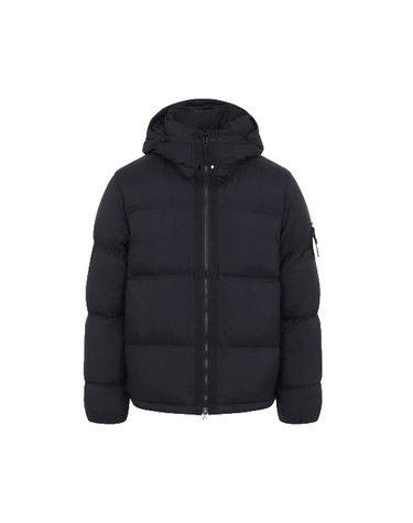 [명품] 26FW 스톤 아일랜드 매트 립스탑 코듀라 어드밴스드 패브릭스 디테처블 후드 티어 레지스턴트 다운 자켓 L2S15 4100013 S0483 V0029 BLACK DOM