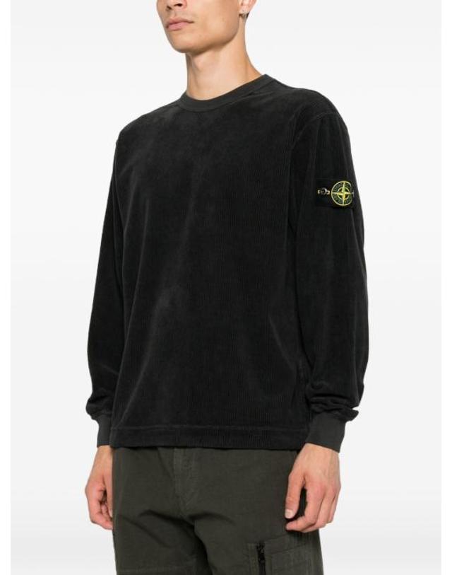 스톤아일랜드 [명품] 26FW 스톤 아일랜드 긴팔 티셔츠 L2S15 6100030 S0444 V0062 LEAD GRAY DOM 착용컷