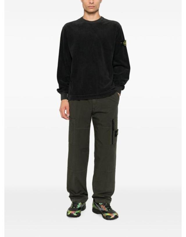 스톤아일랜드 [명품] 26FW 스톤 아일랜드 긴팔 티셔츠 L2S15 6100030 S0444 V0062 LEAD GRAY DOM 착용컷
