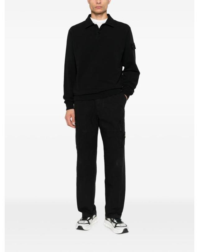 스톤아일랜드 [명품] 26FW 스톤 아일랜드 긴팔 티셔츠 L2S15 6100026 S0F53 V0029 BLACK DOM 착용컷