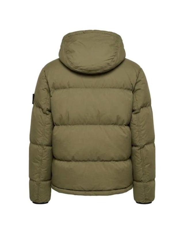 스톤아일랜드 [명품] 26FW 스톤 아일랜드 매트 립스탑 코듀라 어드밴스드 패브릭스 디테처블 후드 티어 레지스턴트 다운 자켓 L2S15 4100013 S0483 V005G MILITARY GREEN DOM 착용컷