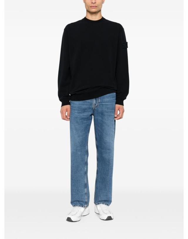 스톤아일랜드 [명품] 26FW 스톤 아일랜드 긴팔 티셔츠 L2S15 6100069 S0F53 V0020 NAVY BLUE DOM 착용컷
