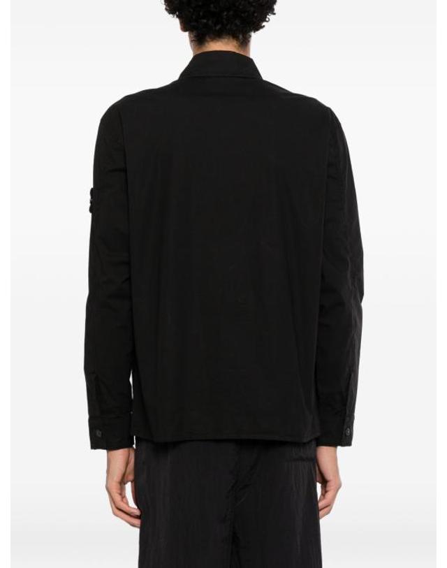 스톤아일랜드 [명품] 26FW 스톤 아일랜드 긴팔 셔츠 L2S15 1200005 S0003 V0029 BLACK DOM 착용컷