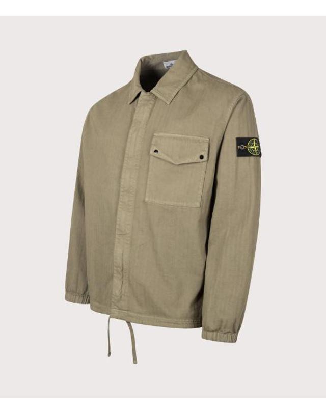스톤아일랜드 [명품] 26FW 스톤 아일랜드 가죽 자켓 L2S15 1200014 S0456 V005G MILITARY GREEN DOM 착용컷