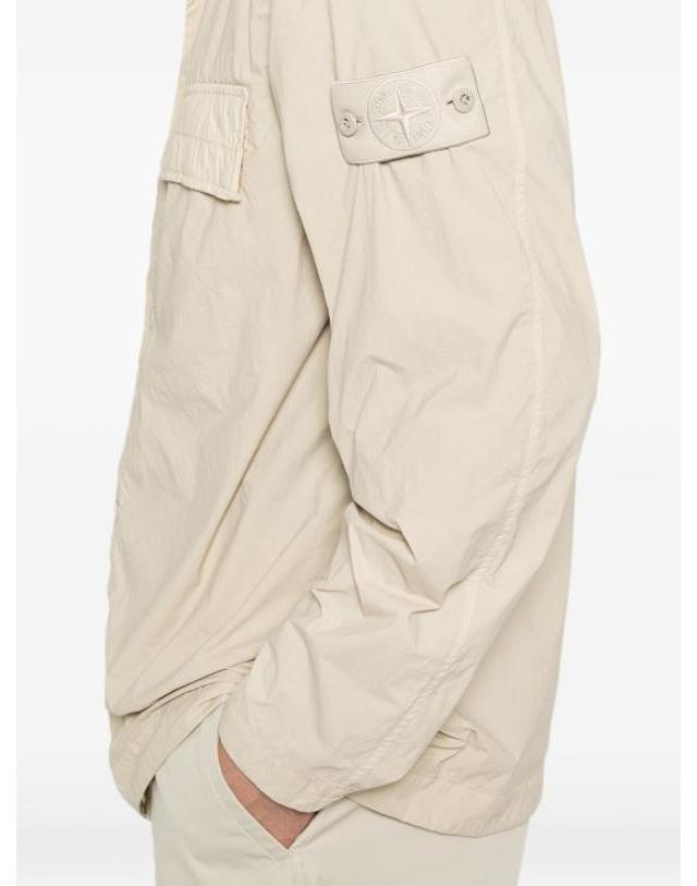 스톤아일랜드 [명품] 26FW 스톤 아일랜드 긴팔 셔츠 L2S15 1200044 S00F6 V0090 BEIGE DOM 착용컷