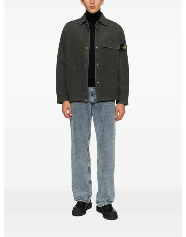 스톤아일랜드 [명품] 26FW 스톤 아일랜드 마이크로 부클레 롱슬리브 티셔츠 L2S15 1200034 S0461 V0062 LEAD GRAY DOM 착용컷
