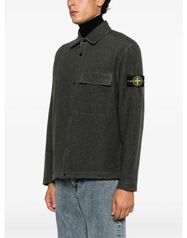 스톤아일랜드 [명품] 26FW 스톤 아일랜드 마이크로 부클레 롱슬리브 티셔츠 L2S15 1200034 S0461 V0062 LEAD GRAY DOM 착용컷