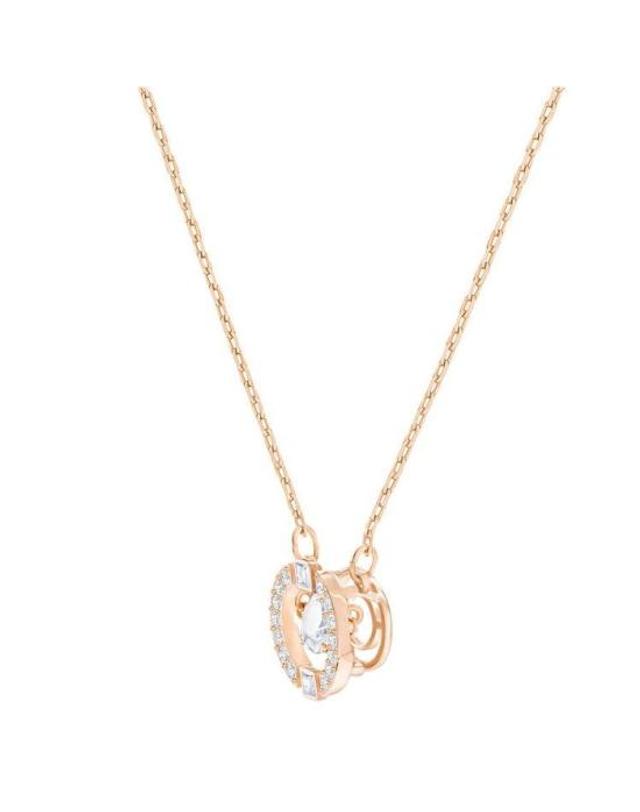 스와로브스키 [명품] 26FW 스와로브스키 목걸이 팬던트 5272364 ROSE GOLD DOM 착용컷