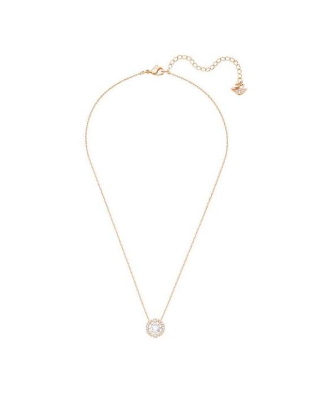 스와로브스키 [명품] 26FW 스와로브스키 목걸이 팬던트 5272364 ROSE GOLD DOM 착용컷