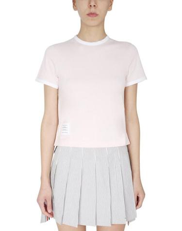 [명품] 톰브라운 반팔 티셔츠 FJS075A 00042 680 LIGHT PINK DOM