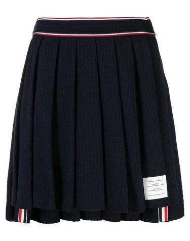 [명품] 톰브라운 미디 스커트 FJK091A F0302 415 NAVY DOM