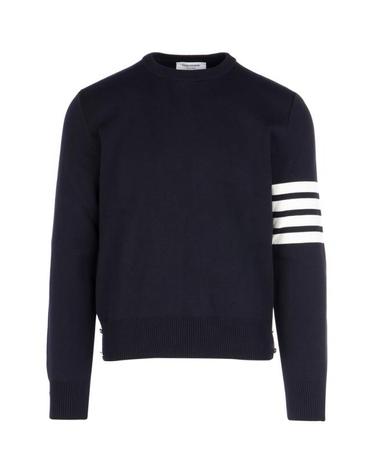 [명품] 26FW 톰브라운 코튼 크레이프 4바 풀오버 MKA202A 00219 415 NAVY DOM