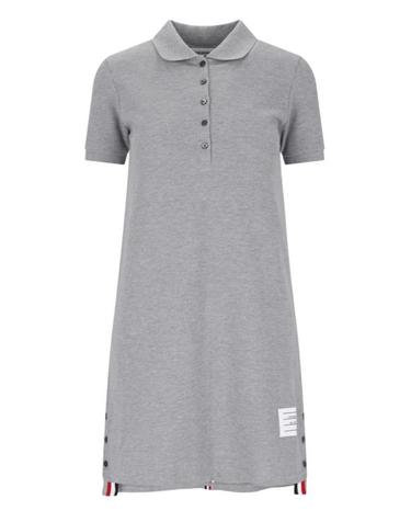 [명품] 26SS 톰브라운 클래식 피케 스트라이프 폴로 드레스 FJD027A 00050 055 LGRAY DOM