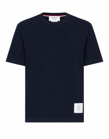 [명품] 26SS 톰브라운 클래식 피케 4바 티셔츠 FJS207A 00050 415 NAVY DOM