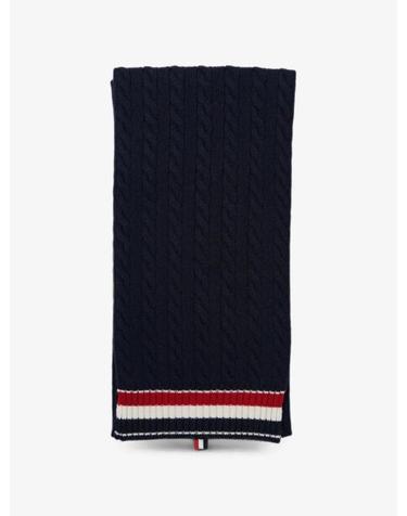 [명품] 26FW 톰브라운 머플러 스카프 MKS130A Y1005 415 NAVY DOM