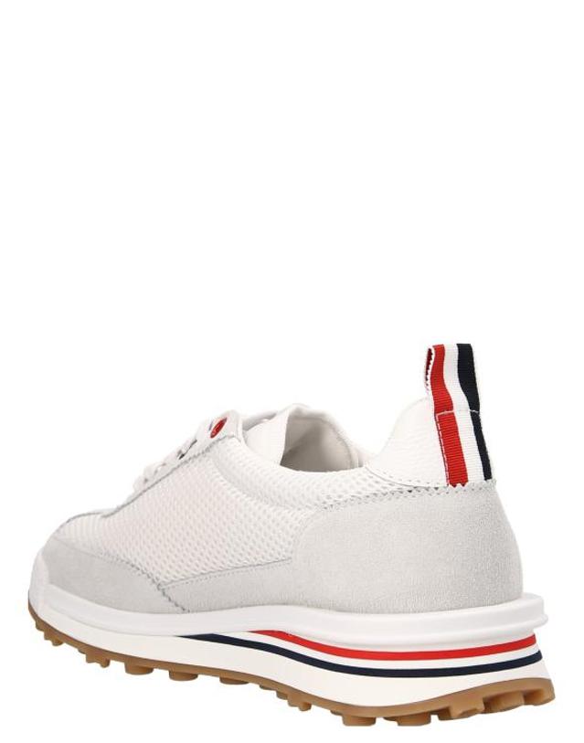 톰브라운 [명품] 26SS 톰브라운 TECH RUNNER 테크 러너 스니커즈 FFD054A 06552 100 WHITE DOM 착용컷