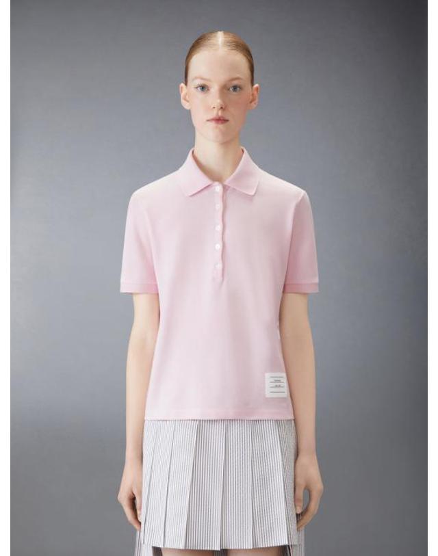톰브라운 [명품] 26SS 톰브라운 폴로 티셔츠 FJP107A 00050 680 LIGHT PINK DOM 착용컷