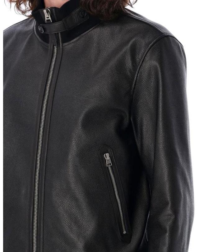 톰포드 [명품] 톰포드 가죽 자켓 LBB008 LMG004S23 LB999 BLACK DOM 착용컷