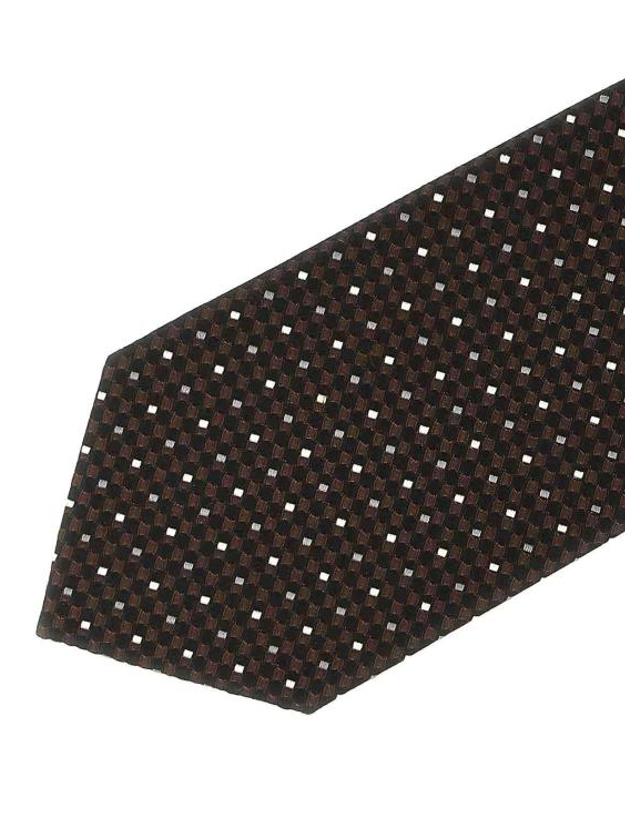 톰포드 [명품] 26FW 톰포드 넥타이 STE001 S0342 EAN DARK BROWN DOM 착용컷