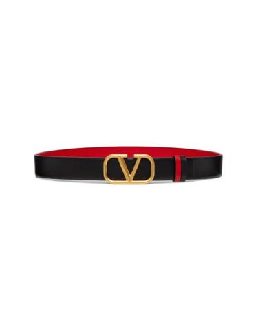 [명품] 발렌티노 가라바니 V 로고 시그니처 리버시블 벨트 40mm 4W0T0T15 TAL 0SM NERO ROUGE PUR DOM